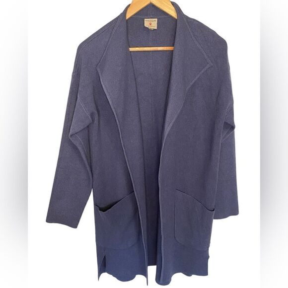 Sioni Athleisure Light Blue Soft Cozy Open Cardigan with Pockets Size M - Picture 1 of 11